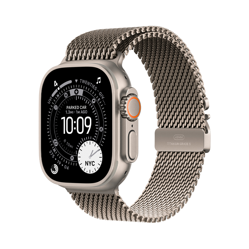 Apple Watch Milanese Loop Natural Titanium 44/45/46/49mm - Small (MXKC3)