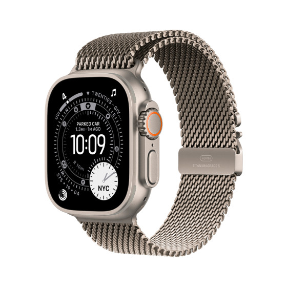 Apple Watch Milanese Loop Natural Titanium 44/45/46/49mm - Small (MXKC3)