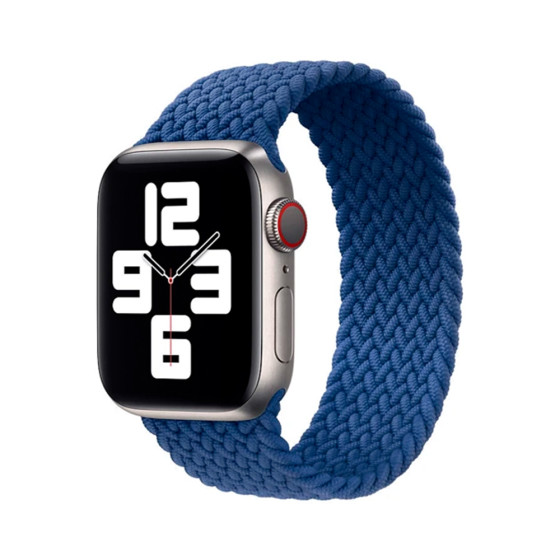 Apple Braided Solo Loop Atlantic Blue Size 5 /38/40mm (MY702)