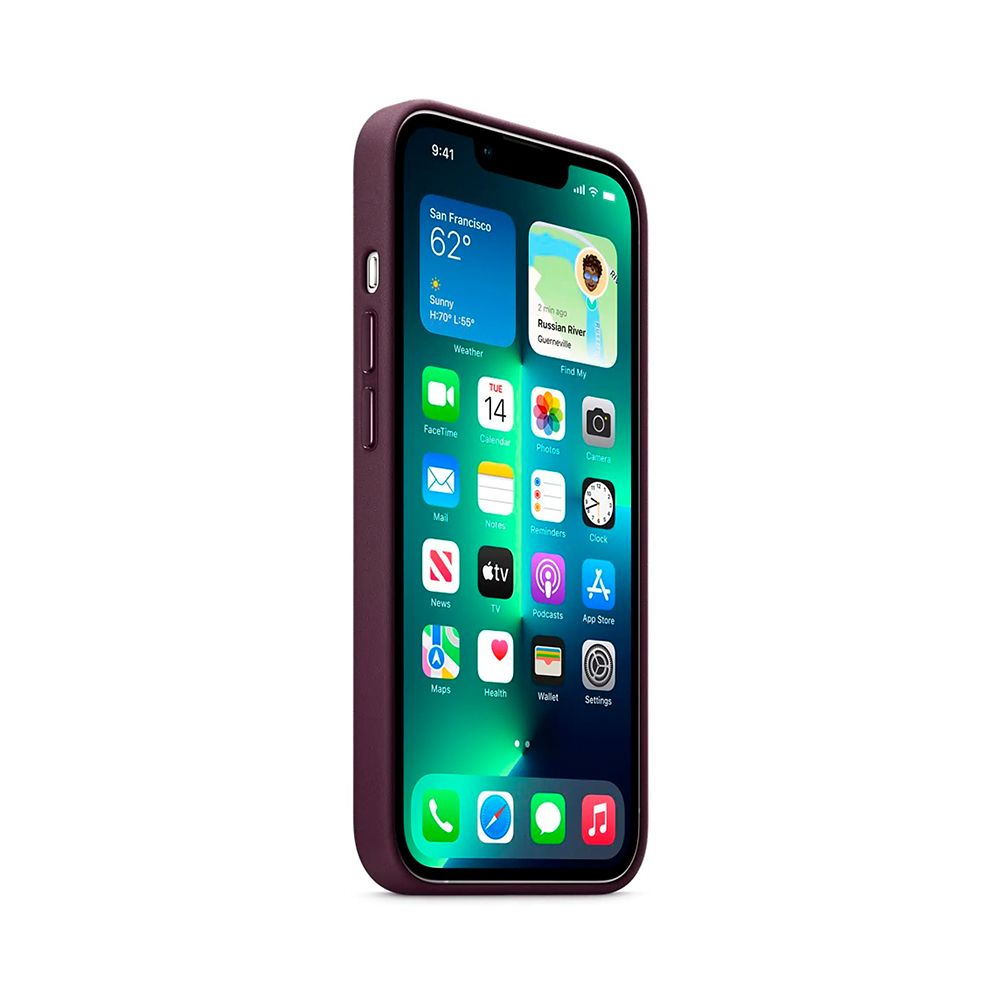 IPhone 13 Pro Leather Case With MagSafe - Dark Cherry (MM1A3)