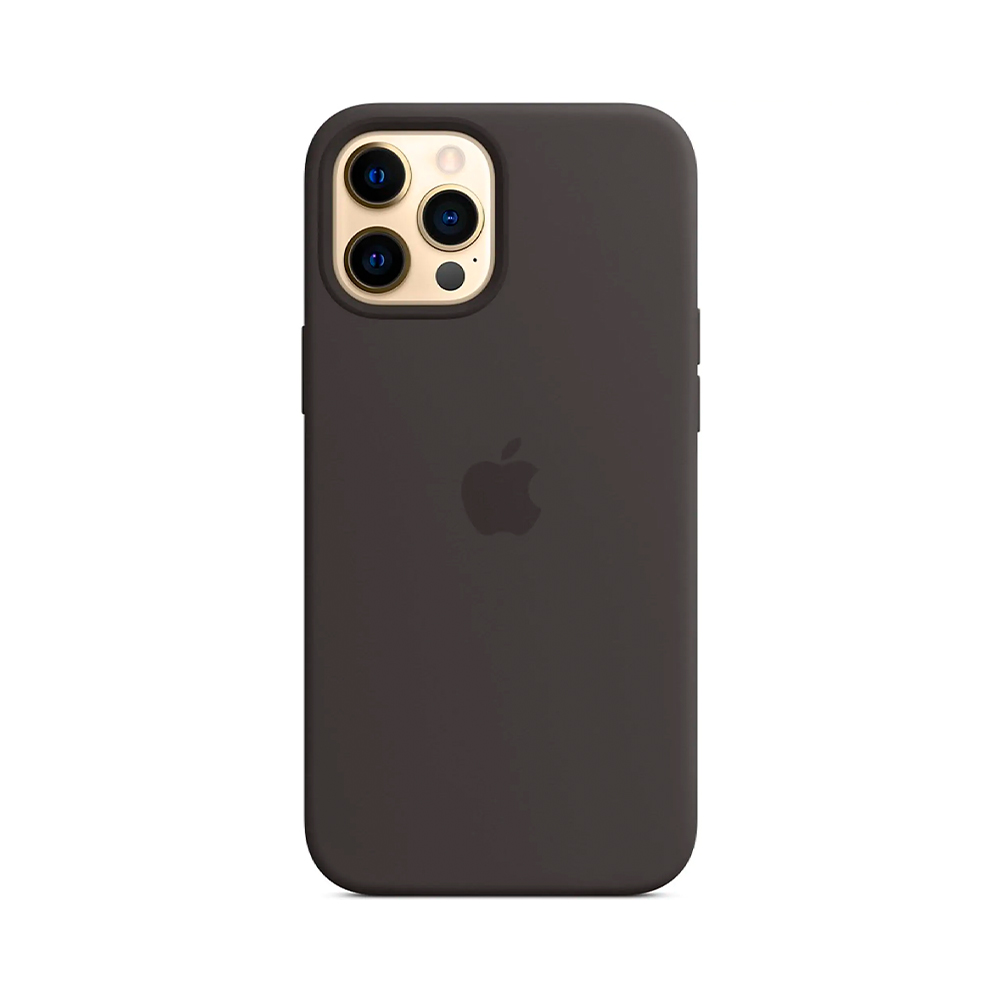 iPhone 12 Pro Max Silicone Case with MagSafe - Black (MHLG3)