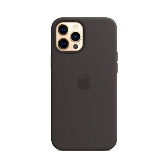 iPhone 12 Pro Max Silicone Case with MagSafe - Black (MHLG3)