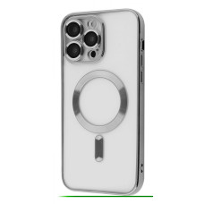 Чехол Metal Matte Case with Magnetic Ring iPhone 13 Pro silver