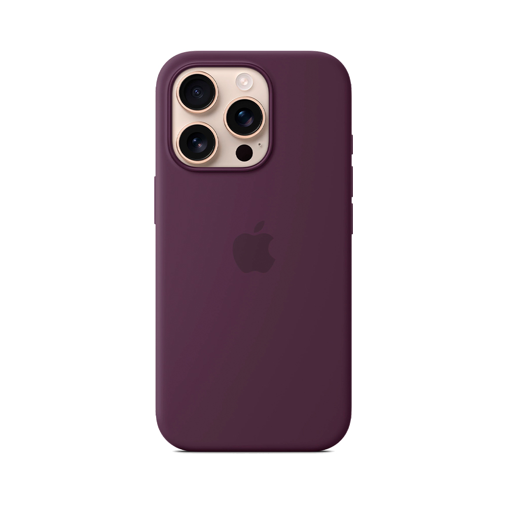 iPhone 16 Pro Silicone Case with MagSafe - Plum (MYYM3)