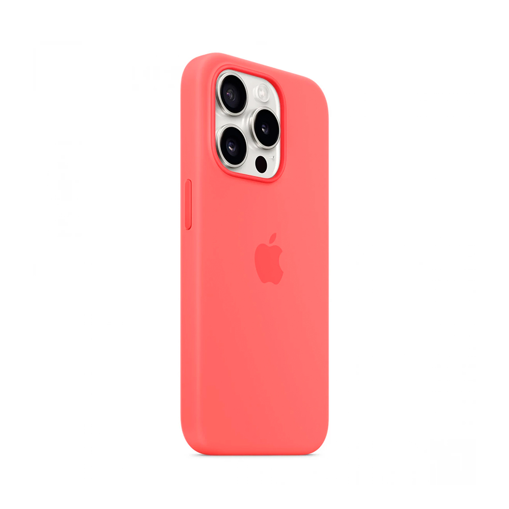 iPhone 15 Pro Silicone Case with MagSafe - Guava (MT1G3)
