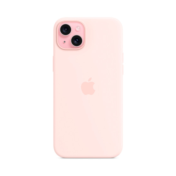 iPhone 15 Plus Silicone Case с MagSafe - Light Pink (MT143)