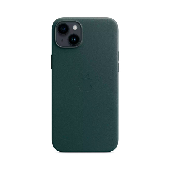 iPhone 14 Plus Leather Case with MagSafe - Forest Green (MPPA3)