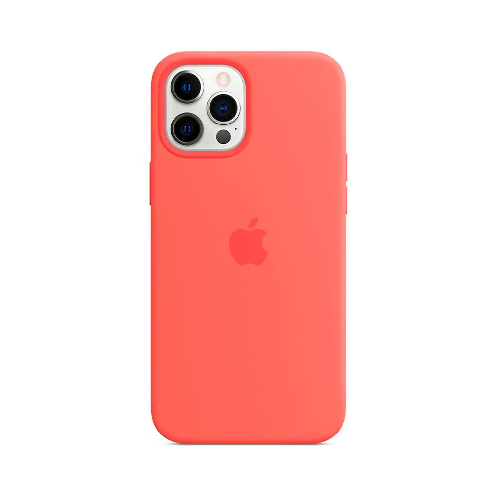 iPhone 12 Pro Max Silicone Case with MagSafe - Pink Citrus (MHL93)