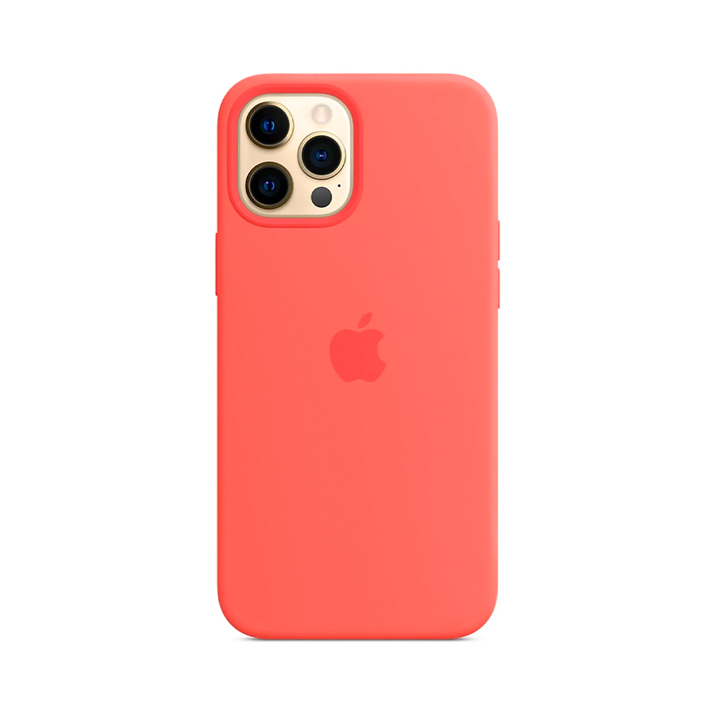 iPhone 12 Pro Max Silicone Case with MagSafe - Pink Citrus (MHL93)