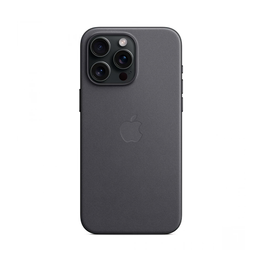 iPhone 15 Pro Max FineWoven Case with MagSafe - Black (MT4V3)