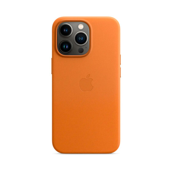 iPhone 13 Pro Leather Case с MagSafe - Golden Brown (MM193)