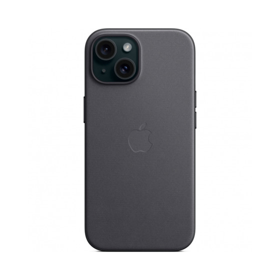 iPhone 15 FineWoven Case with MagSafe - Black (MT393)