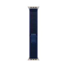 Apple Trail Loop Band M/L для Watch 49mm - Natural Titanium Finish - Blue (MXTW3)