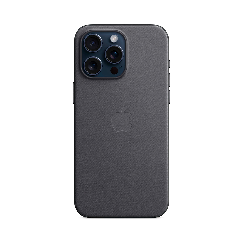 iPhone 15 Pro Max FineWoven Case with MagSafe - Black (MT4V3)