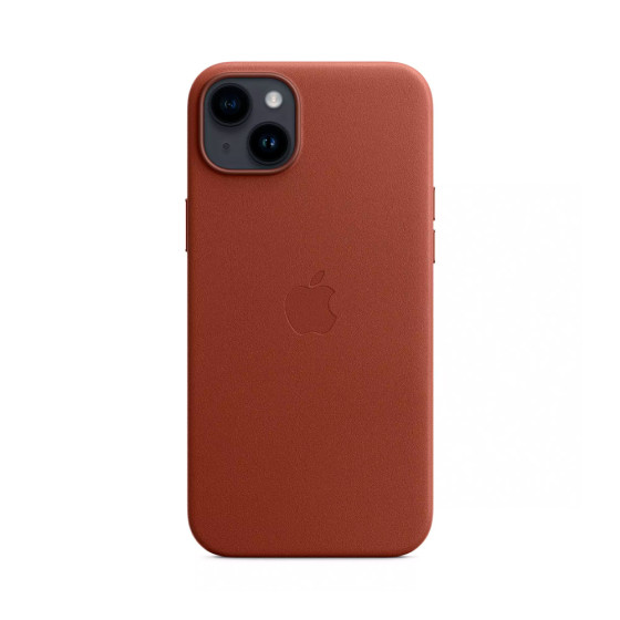 iPhone 14 Plus Leather Case with MagSafe - Umber (MPPD3)