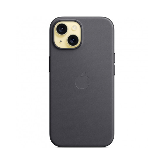 iPhone 15 FineWoven Case with MagSafe - Black (MT393)
