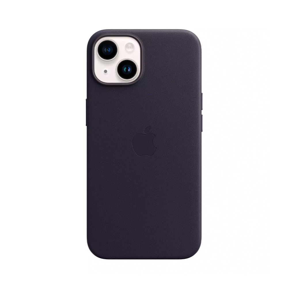 iPhone 14 Leather Case with MagSafe - Ink (MPP63)