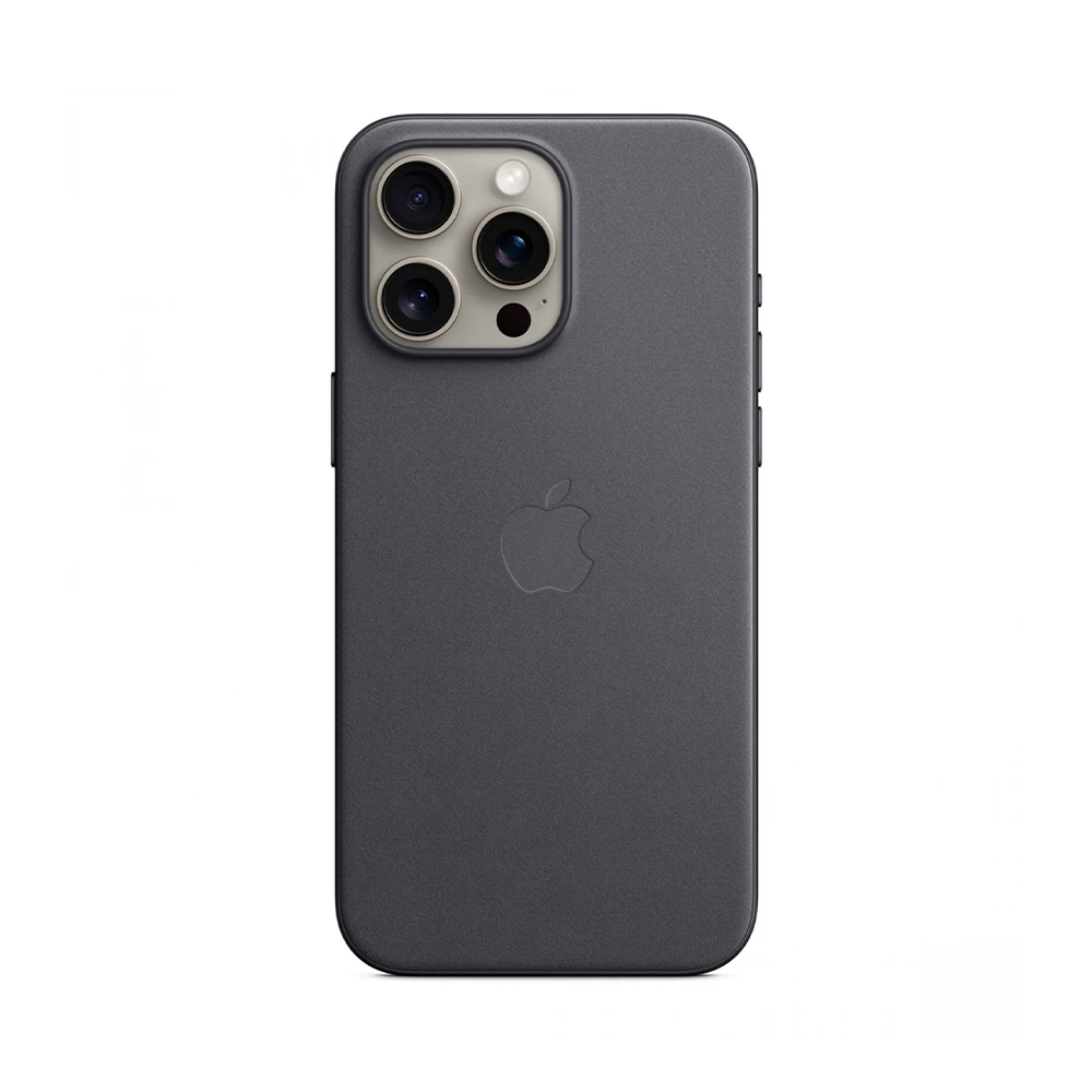 iPhone 15 Pro Max FineWoven Case with MagSafe - Black (MT4V3)