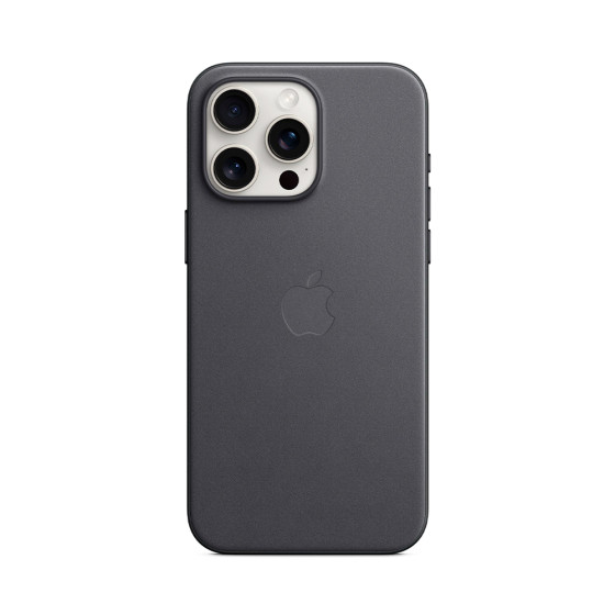 iPhone 15 Pro Max FineWoven Case with MagSafe - Black (MT4V3)