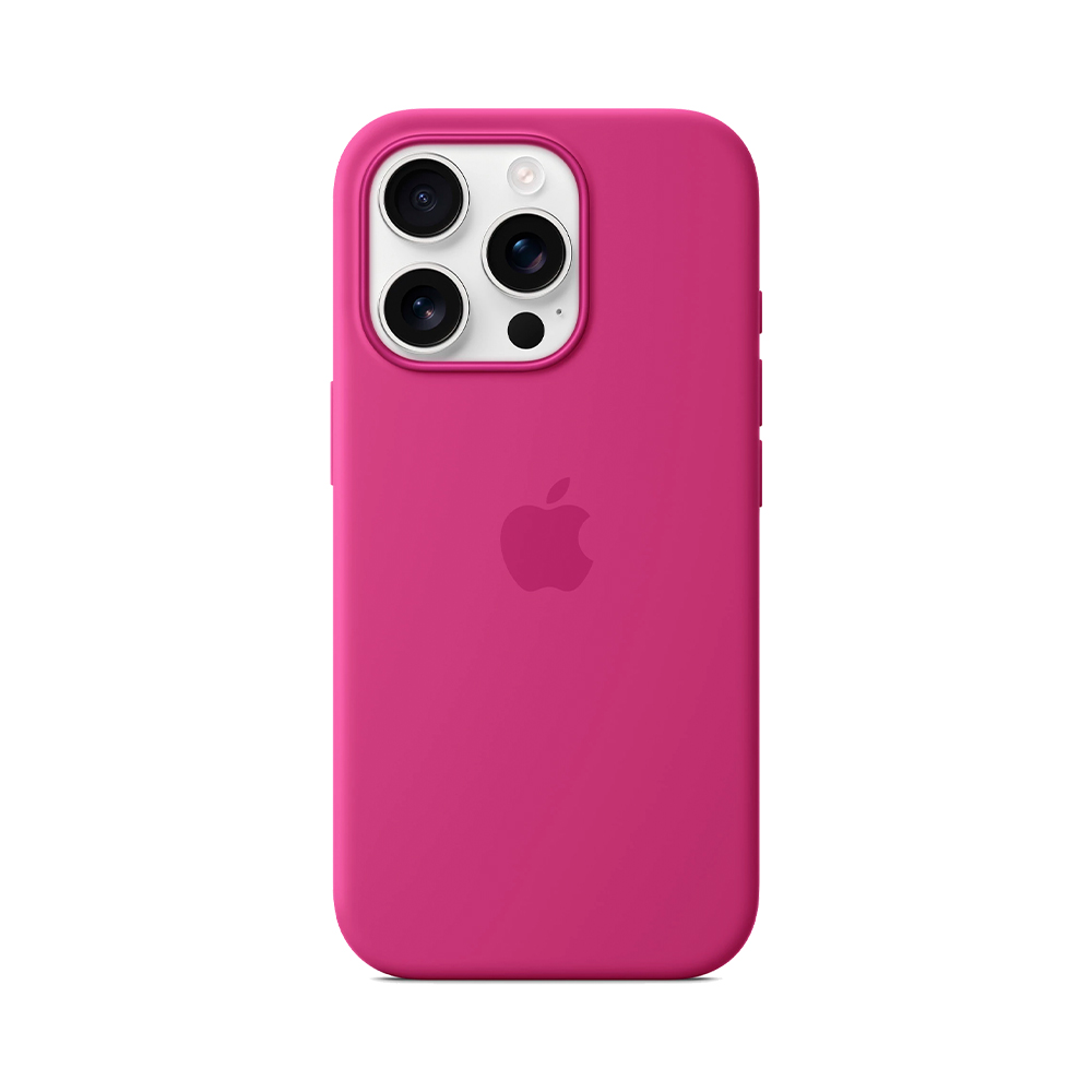 iPhone 16 Pro Silicone Case with MagSafe - Fuchsia (MYYN3)