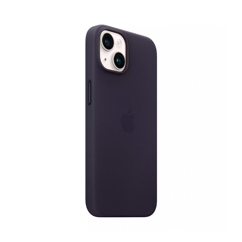 iPhone 14 Leather Case with MagSafe - Ink (MPP63)