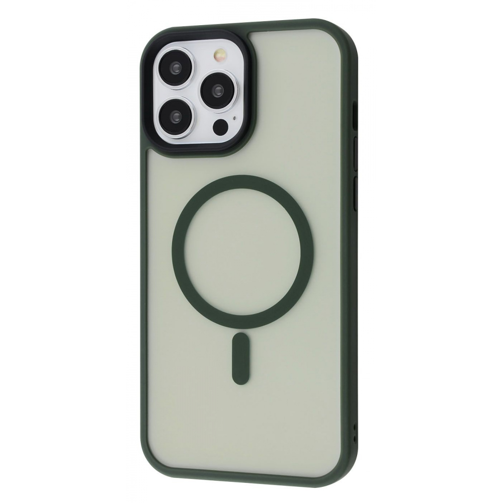 Чехол WAVE Matte Insane Case с Magnetic Ring iPhone 13 Pro Max green