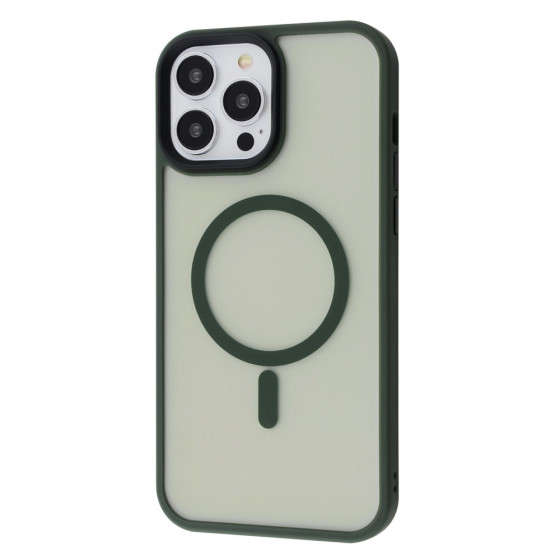 Чехол WAVE Matte Insane Case с Magnetic Ring iPhone 13 Pro Max green
