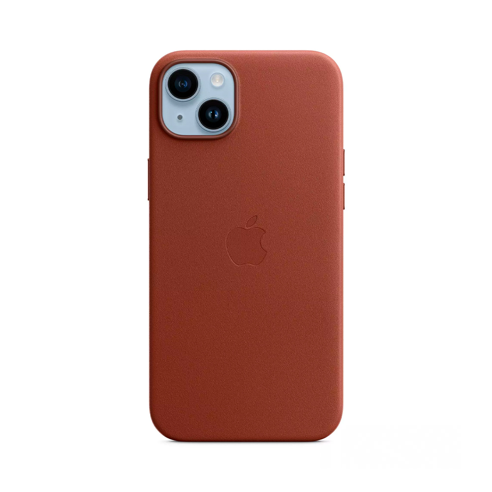 iPhone 14 Plus Leather Case with MagSafe - Umber (MPPD3)