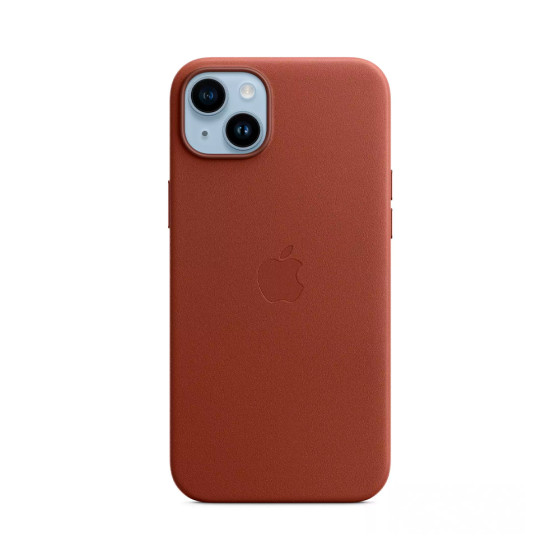 iPhone 14 Plus Leather Case with MagSafe - Umber (MPPD3)