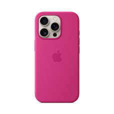 iPhone 16 Pro Silicone Case with MagSafe - Fuchsia (MYYN3)