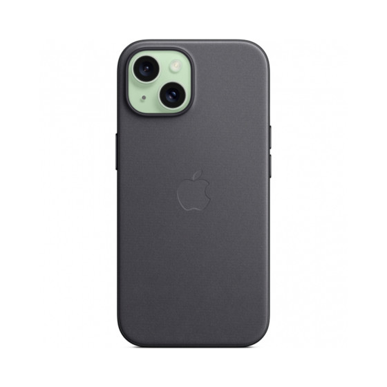 iPhone 15 FineWoven Case with MagSafe - Black (MT393)