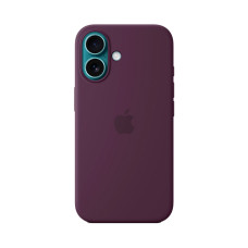 iPhone 16 Silicone Case with MagSafe - Plum (MYY43)