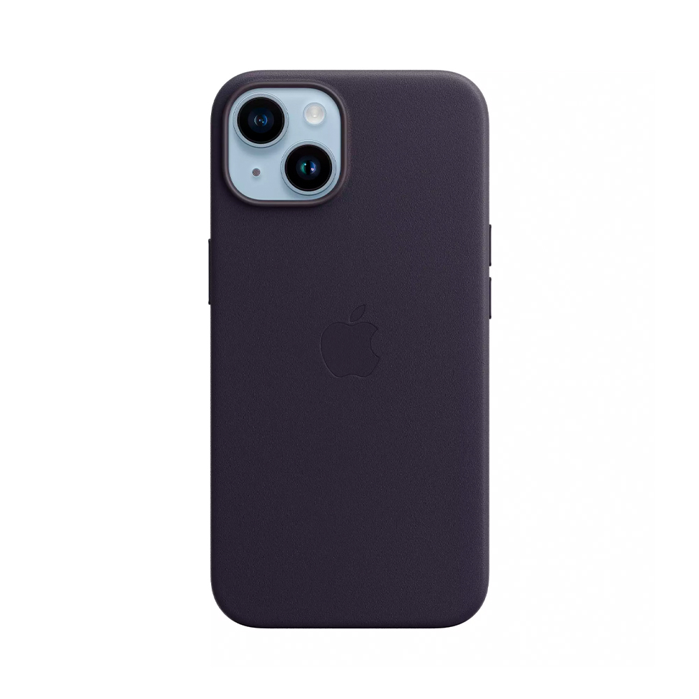 iPhone 14 Leather Case with MagSafe - Ink (MPP63)