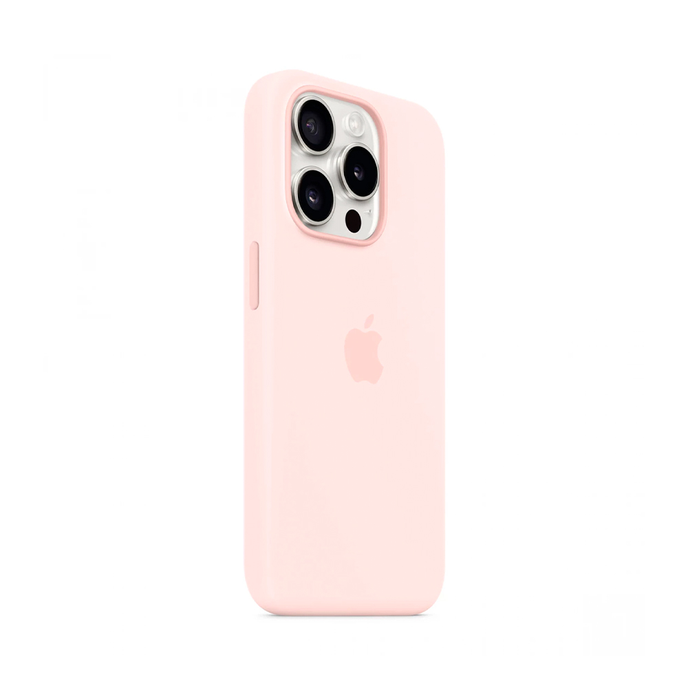 iPhone 15 Pro Silicone Case with MagSafe - Light Pink (MT1F3)