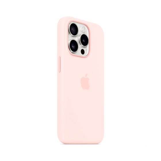 iPhone 15 Pro Silicone Case with MagSafe - Light Pink (MT1F3)