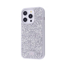 Чохол Bling World Rock Diamond (TPU) iPhone 16 Pro Max white titanium