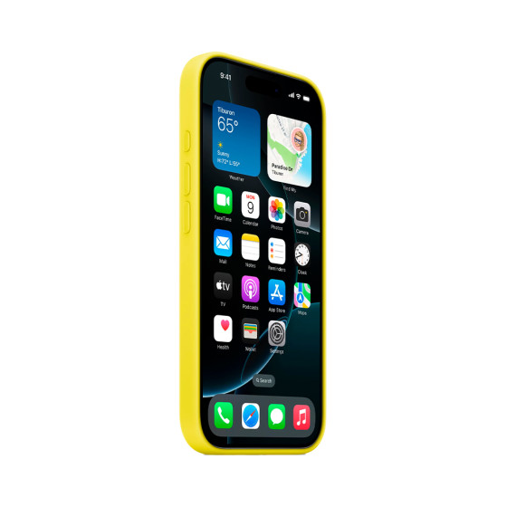 iPhone 16 Pro Silicone Case with MagSafe - Star Fruit (MYYQ3)