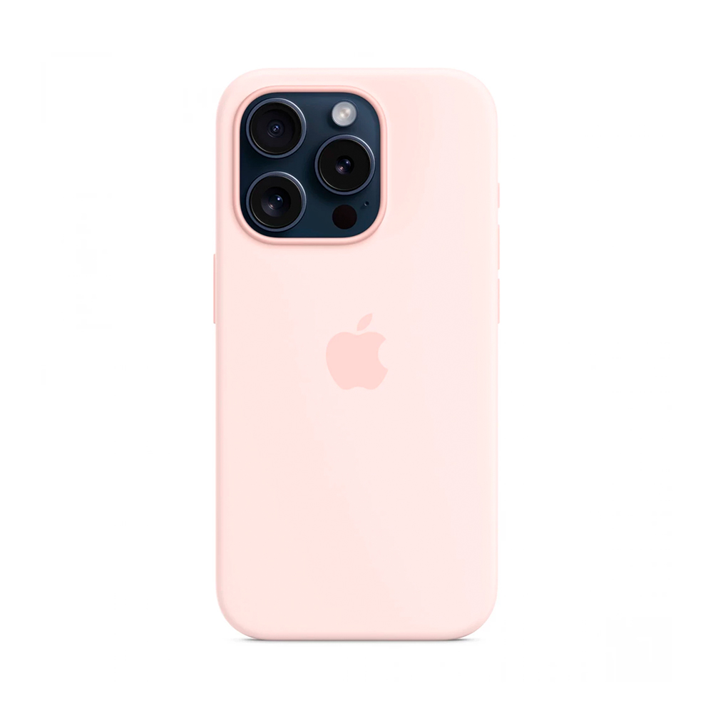 iPhone 15 Pro Silicone Case with MagSafe - Light Pink (MT1F3)