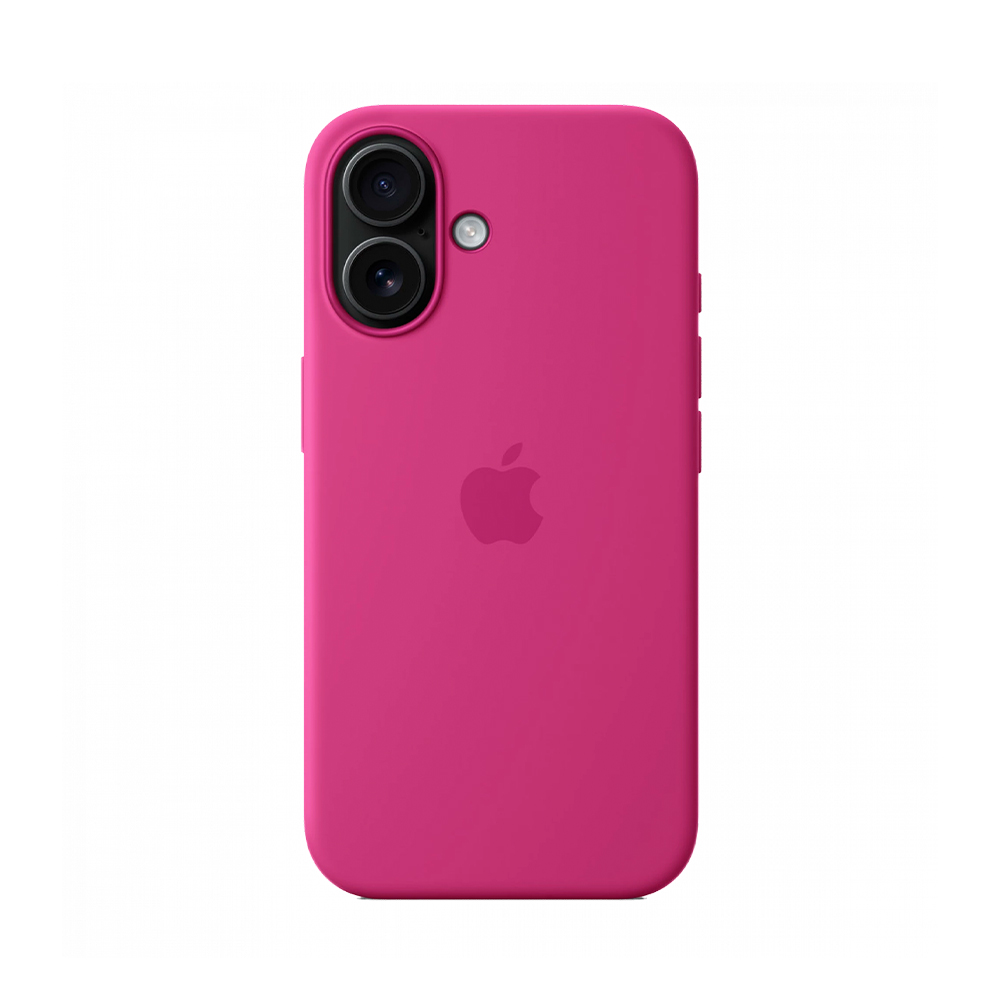 iPhone 16 Silicone Case with MagSafe - Fuchsia (MYY53)