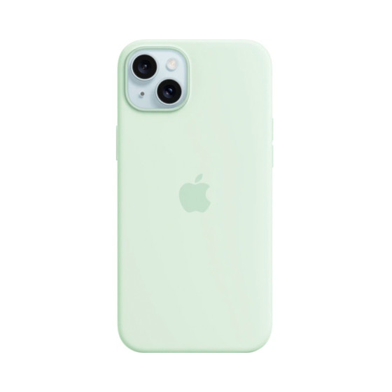 iPhone 15 Plus Silicone Case с MagSafe - Soft Mint (MWNG3)
