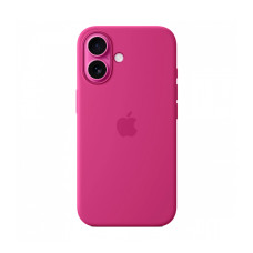 iPhone 16 Silicone Case with MagSafe - Fuchsia (MYY53)