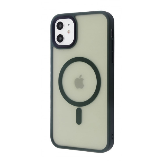 Чехол WAVE Matte Insane Case with Magnetic Ring iPhone 11 green