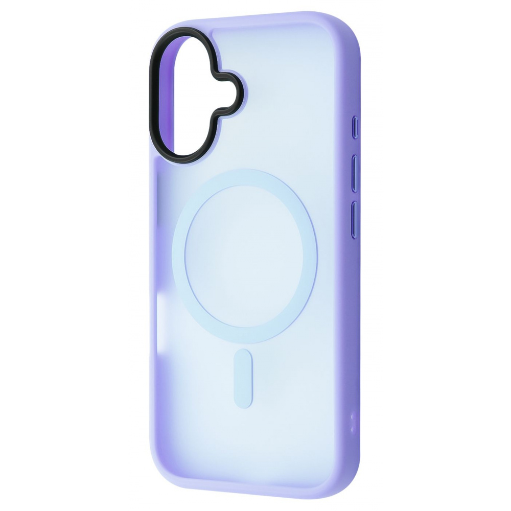 Чехол WAVE Matte Insane Case with Magnetic Ring iPhone 16 light blue
