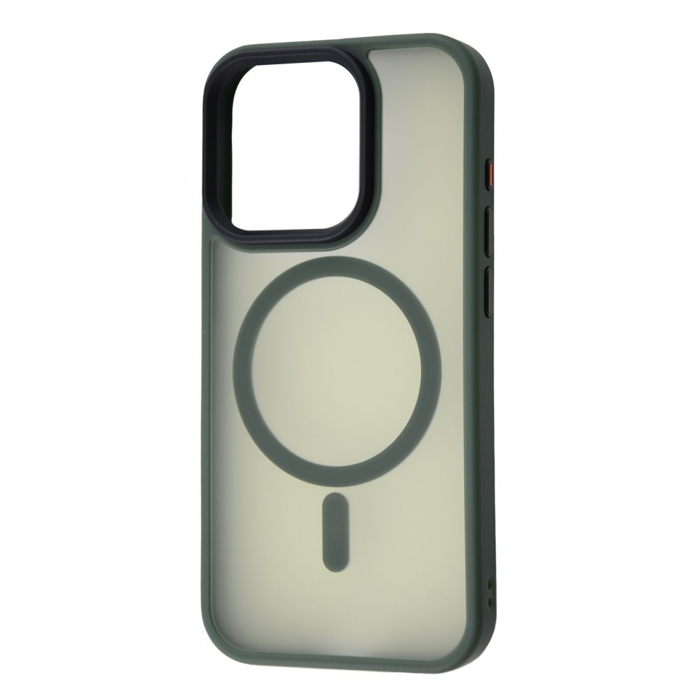 Чехол WAVE Matte Insane Case with Magnetic Ring iPhone 15 Pro green