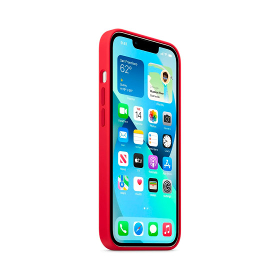 iPhone 13 Silicone Case with MagSafe - PRODUCT RED (MM2C3)