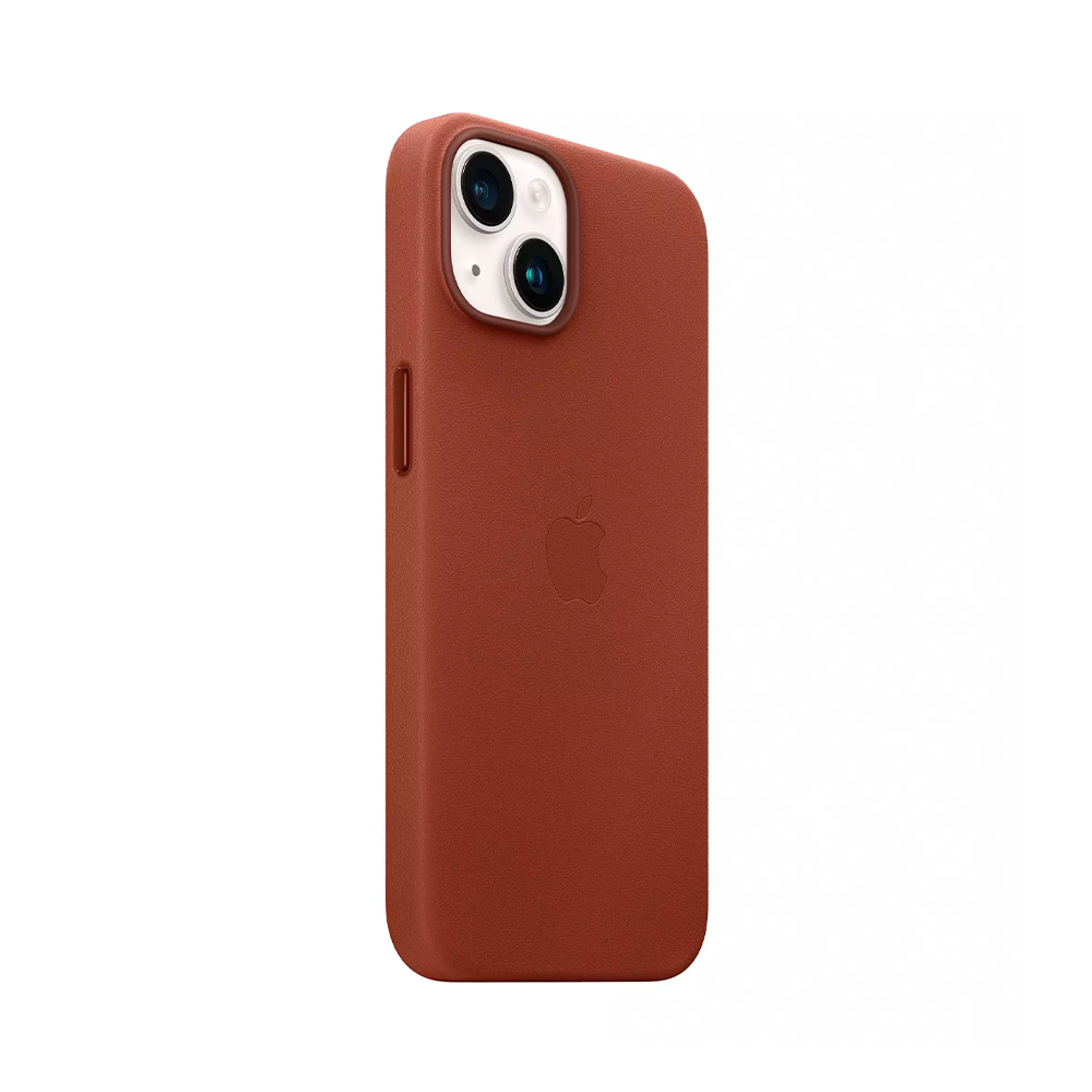 iPhone 14 Leather Case with MagSafe - Umber (MPP73)
