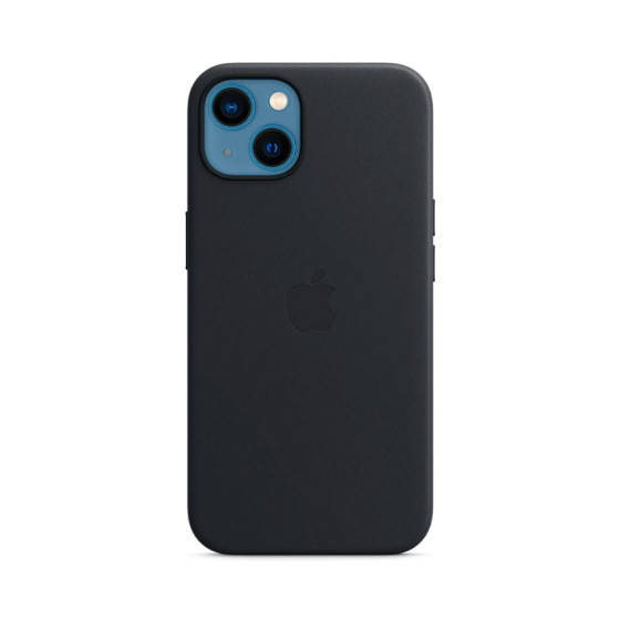 iPhone 13 Leather Case with MagSafe - Midnight (MM183)