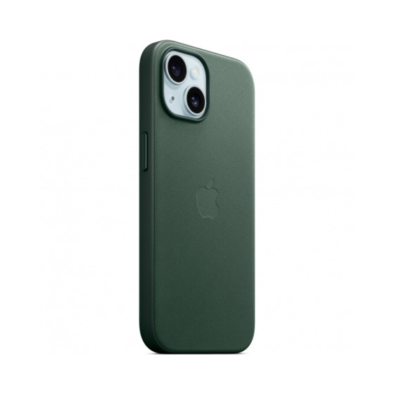 iPhone 15 FineWoven Case with MagSafe - Evergreen (MT3J3)