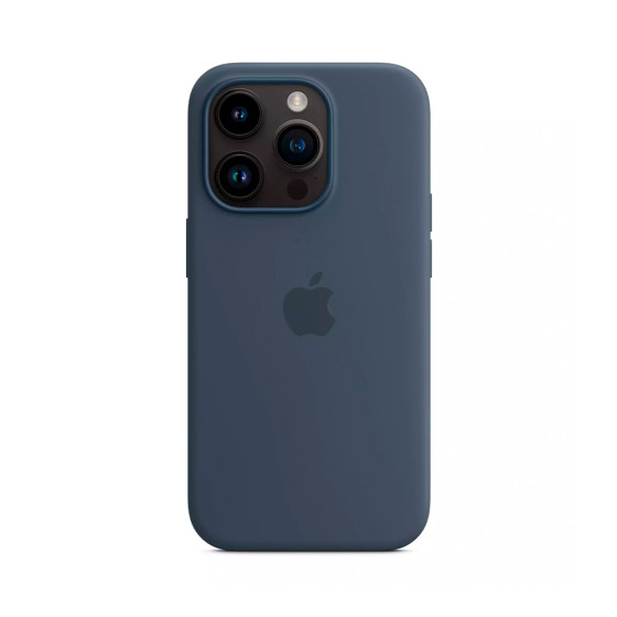 iPhone 14 Pro Silicone Case with MagSafe - Storm Blue (MPTF3)