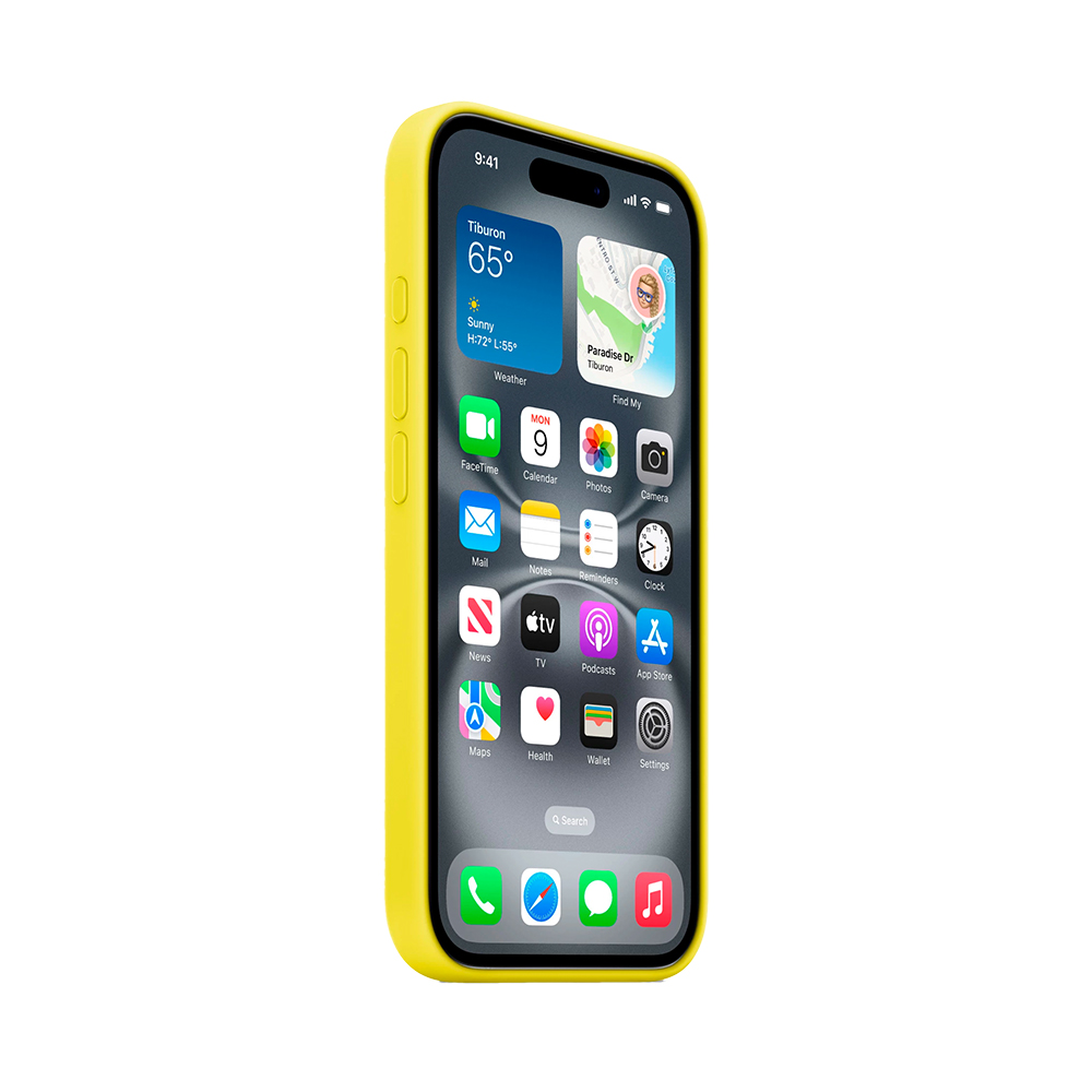 iPhone 16 Silicone Case with MagSafe - Star Fruit (MYY73)